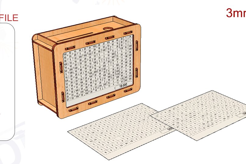 Σετ των 2 Intra απο ξύλο plywood 3mm-4mm πάχος – Ταμιευτήριο με εναλλάξιμους στόχους Δίασταση  20x20 cm INTRAFABR-114073127