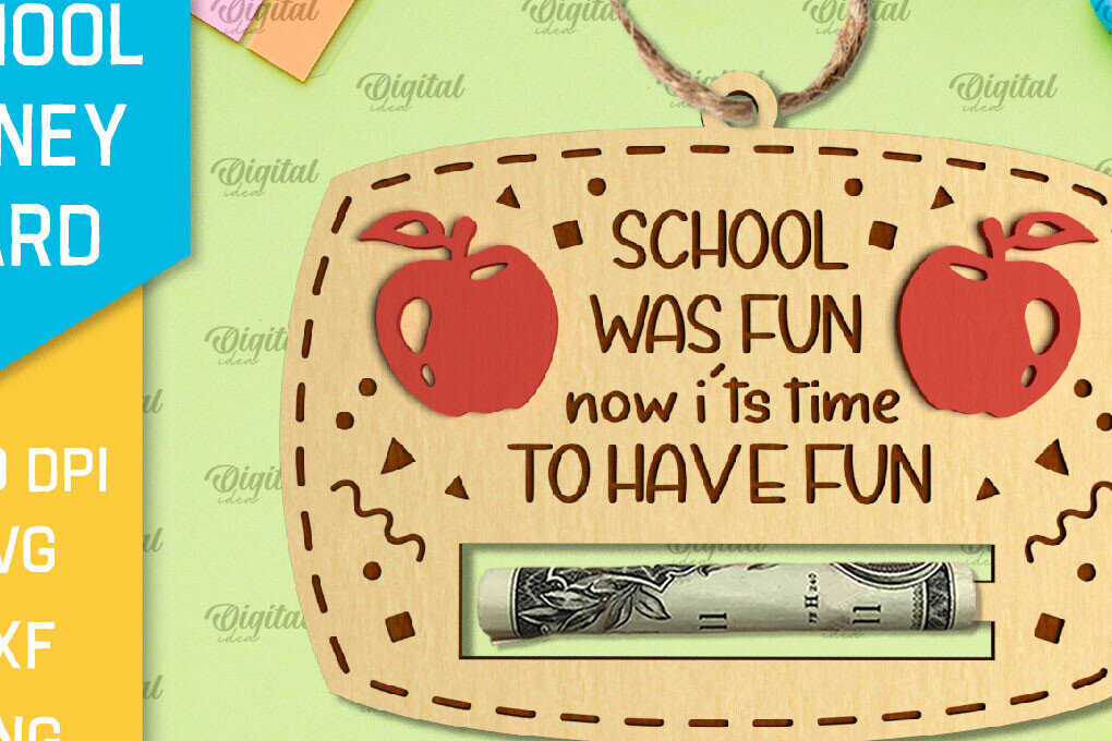 Σετ των 2 Intra απο ξύλο plywood 3mm-4mm πάχος – Σχολική Κάρτα Χρημάτων Δίασταση  20x20 cm INTRAFABR-96052648