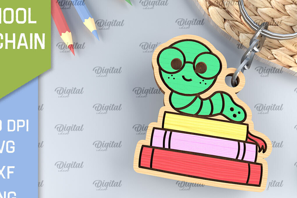 Σετ των 3 Intra απο ξύλο plywood 3mm-4mm πάχος – Σχολική Ξύλινη Μπρελόκ Κοπή Laser Δίασταση  5x5 cm INTRAFABR-96205556