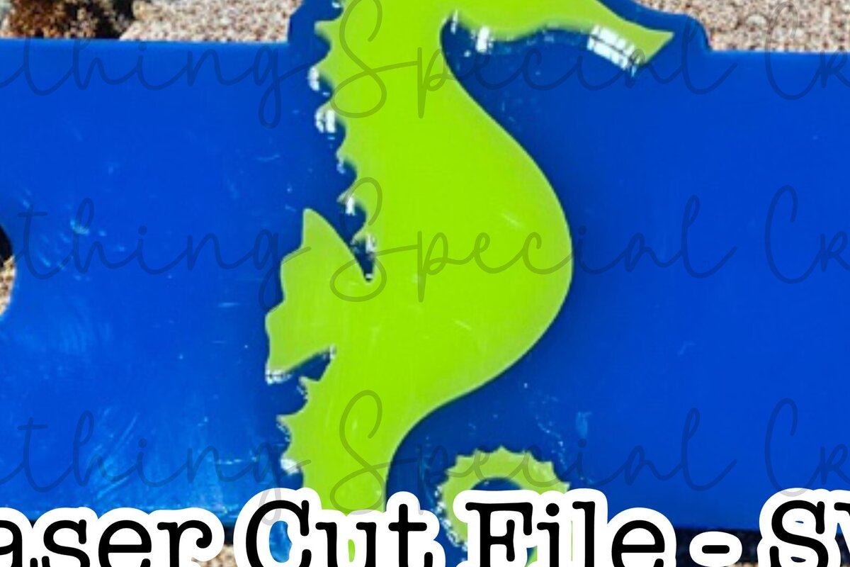 Σετ των 2 Intra απο ξύλο plywood 3mm-4mm πάχος – Κάλυμμα καπακιού ποτηριού Sea Horse Δίασταση  20x20 cm INTRAFABR-90757698