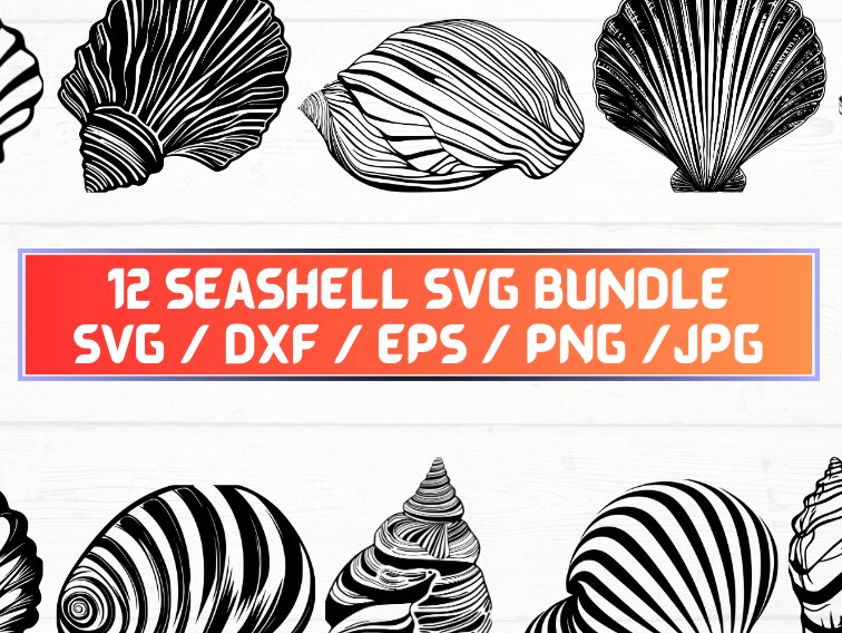 Σετ των 2 Intra απο ξύλο plywood 3mm-4mm πάχος – Seashell, DXF, EPS, JPG, PNG Δίασταση  20x20 cm INTRAFABR-115721353