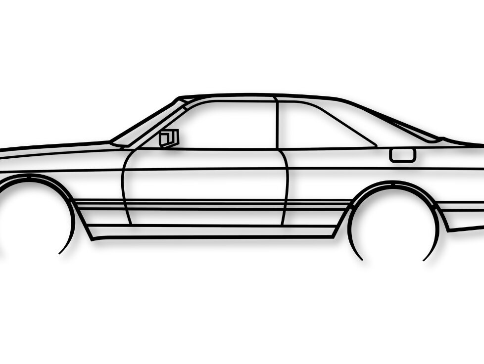 Σετ των 2 Intra απο ξύλο plywood 3mm-4mm πάχος – SEC 500 Car Silhouette Dxf Δίασταση  20x20 cm INTRAFABR-115683694