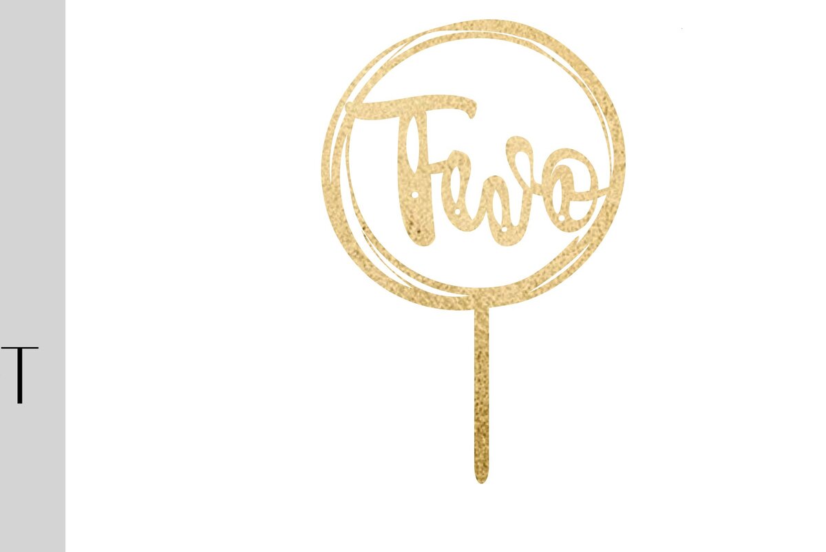 Σετ των 2 Intra απο ξύλο plywood 3mm-4mm πάχος – Αρχείο κοπής για δεύτερη τούρτα γενεθλίων Δίασταση  20x20 cm INTRAFABR-9778110