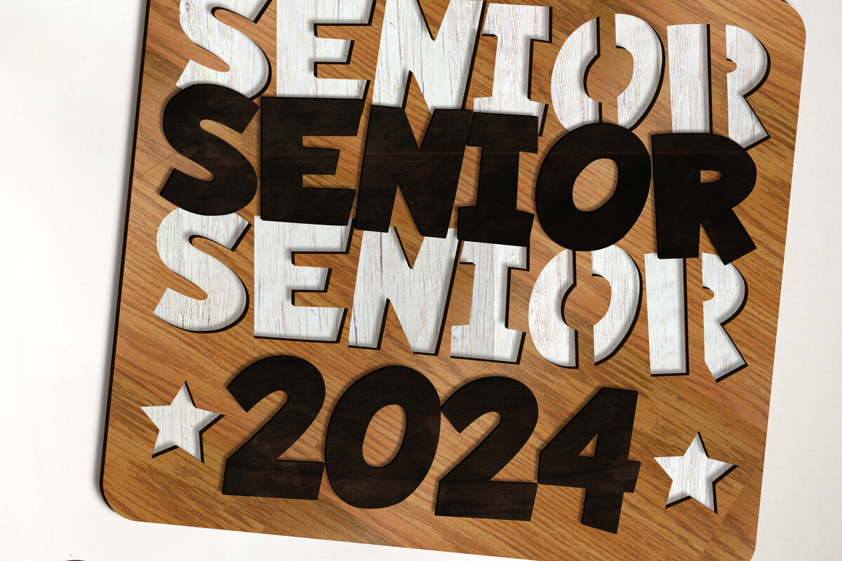 Σετ των 2 Intra απο ξύλο plywood 3mm-4mm πάχος – Πρότυπο τετράγωνης κοπής λέιζερ Senior 2024 Δίασταση  20x20 cm INTRAFABR-93726353