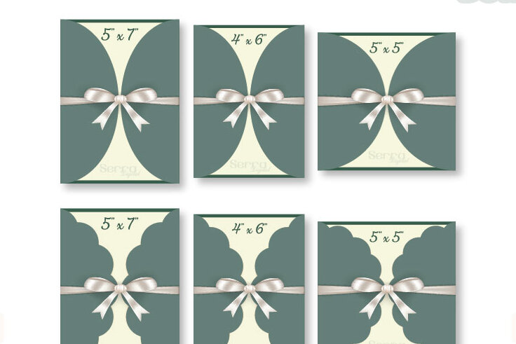 Σετ των 2 Intra απο ξύλο plywood 3mm-4mm πάχος – Σετ 6 κομμένων αρχείων προσκλήσεων με διπλή πύλη Δίασταση  20x20 cm INTRAFABR-4043165