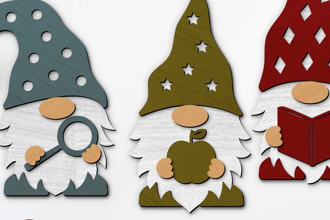 Σετ των 2 Intra απο ξύλο plywood 3mm-4mm πάχος – ΣΕΤ Σχολικών Καλικάντζων, Διακοσμητικά Αρχεία Δίασταση  20x20 cm INTRAFABR-101053496