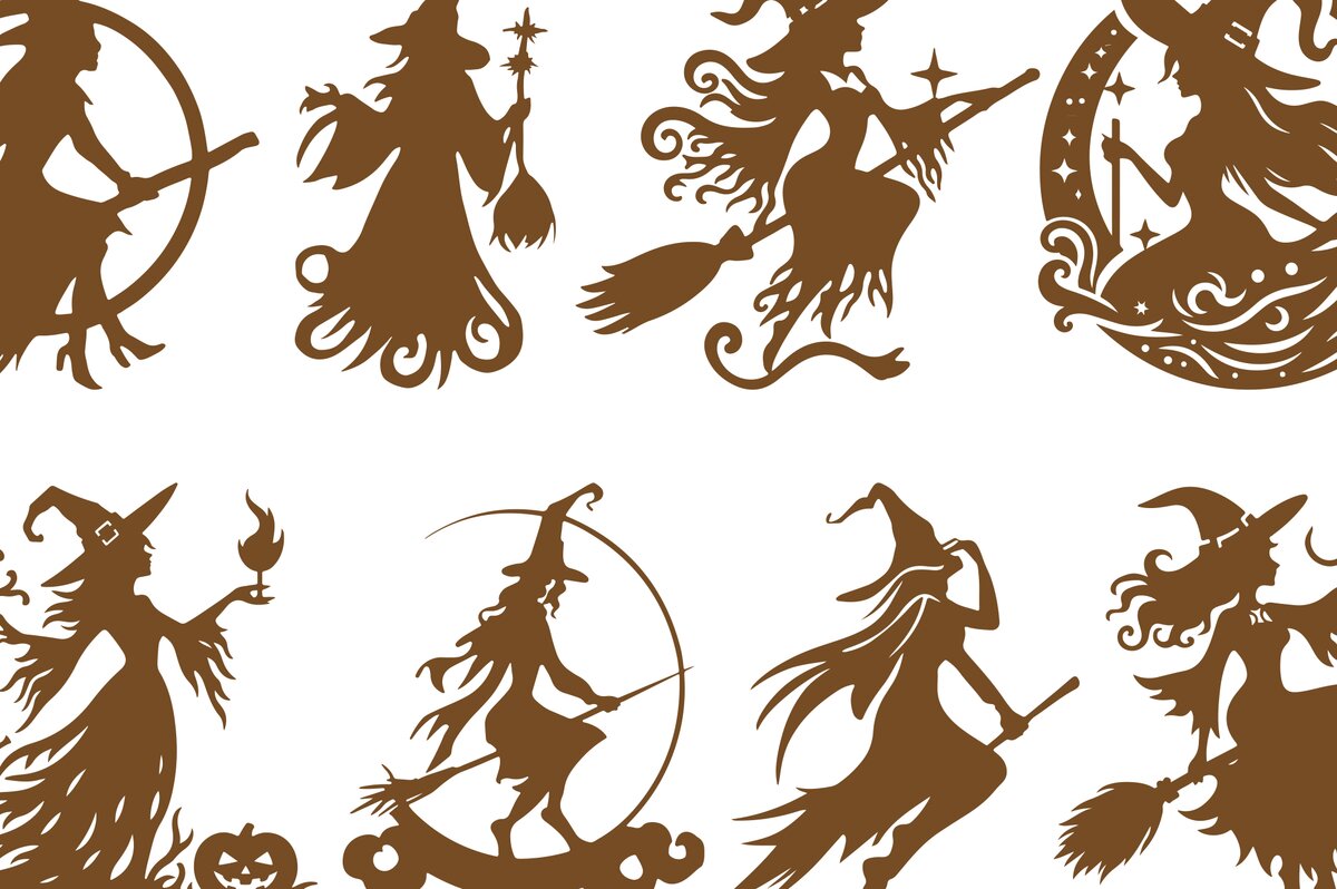 Σετ των 2 Intra απο ξύλο plywood 3mm-4mm πάχος – Σετ  Witch Δίασταση  20x20 cm INTRAFABR-100942027