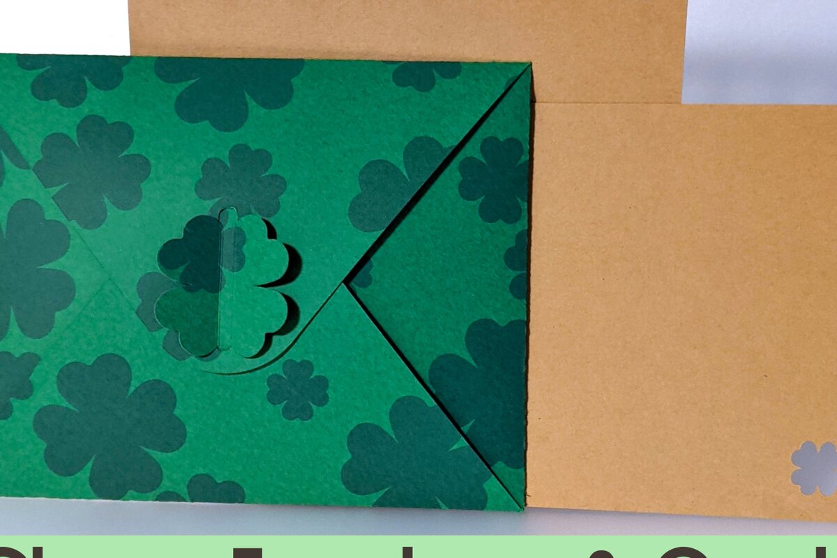 Σετ των 2 Intra απο ξύλο plywood 3mm-4mm πάχος – Πρότυπο φακέλου τριφυλλιού τριφύλλι Δίασταση  20x20 cm INTRAFABR-26120164