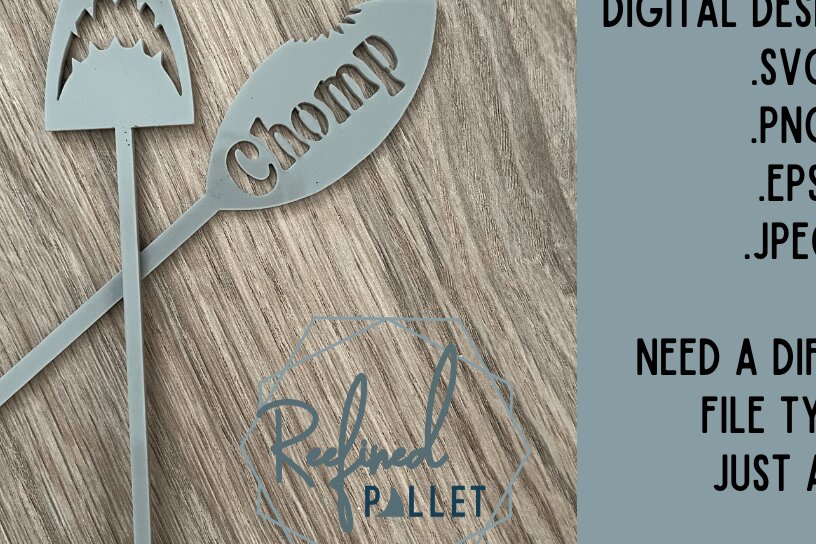 Σετ των 2 Intra απο ξύλο plywood 3mm-4mm πάχος – Shark Drink Stirrers Δίασταση  20x20 cm INTRAFABR-38982221