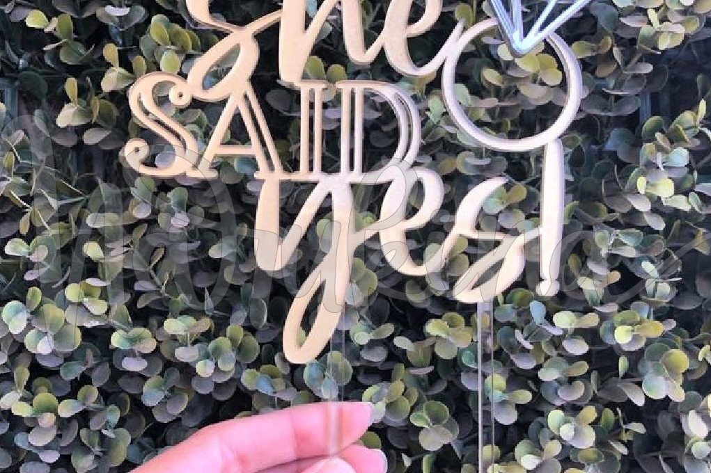 Σετ των 2 Intra απο ξύλο plywood 3mm-4mm πάχος – ΕΙΠΕ ΝΑΙ ΚΑΚΕΤΟΠΕΡ Δίασταση  20x20 cm INTRAFABR-32720651