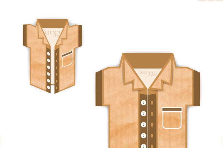 Σετ των 2 Intra απο ξύλο plywood 3mm-4mm πάχος – Πρότυπο κάρτας πουκάμισου Δίασταση  20x20 cm INTRAFABR-4678369