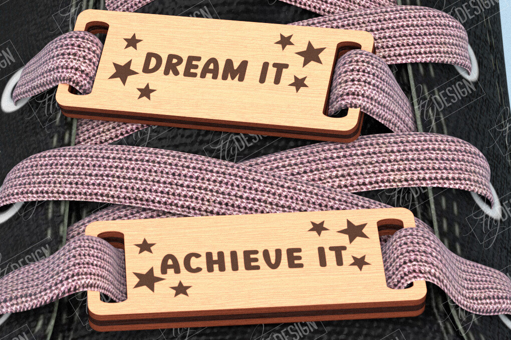 Σετ των 2 Intra απο ξύλο plywood 3mm-4mm πάχος – Γούρια παπουτσιών. Αξεσουάρ Δίασταση  20x20 cm INTRAFABR-114816569