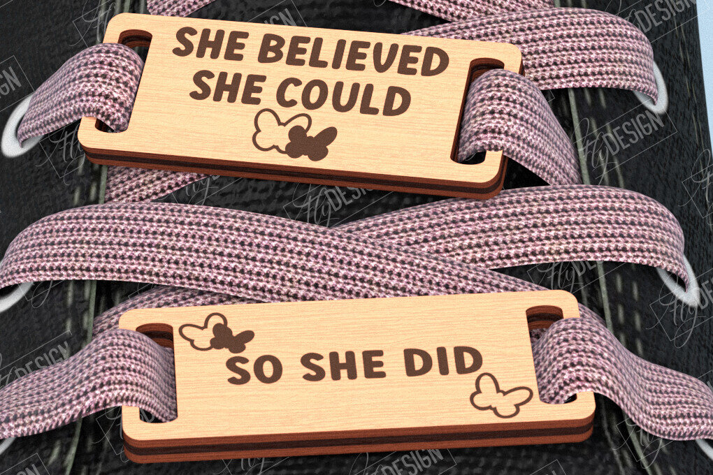 Σετ των 2 Intra απο ξύλο plywood 3mm-4mm πάχος – Γούρια παπουτσιών. Αξεσουάρ Δίασταση  20x20 cm INTRAFABR-114816340