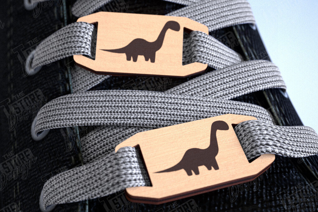 Σετ των 2 Intra απο ξύλο plywood 3mm-4mm πάχος – Γούρια με δαντέλα παπουτσιών | Αξεσουάρ παπουτσιών |CNC Δίασταση  20x20 cm INTRAFABR-113986116