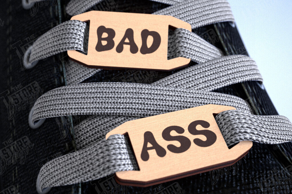 Σετ των 2 Intra απο ξύλο plywood 3mm-4mm πάχος – Γούρια με δαντέλα παπουτσιών | Αξεσουάρ παπουτσιών |CNC Δίασταση  20x20 cm INTRAFABR-113985968