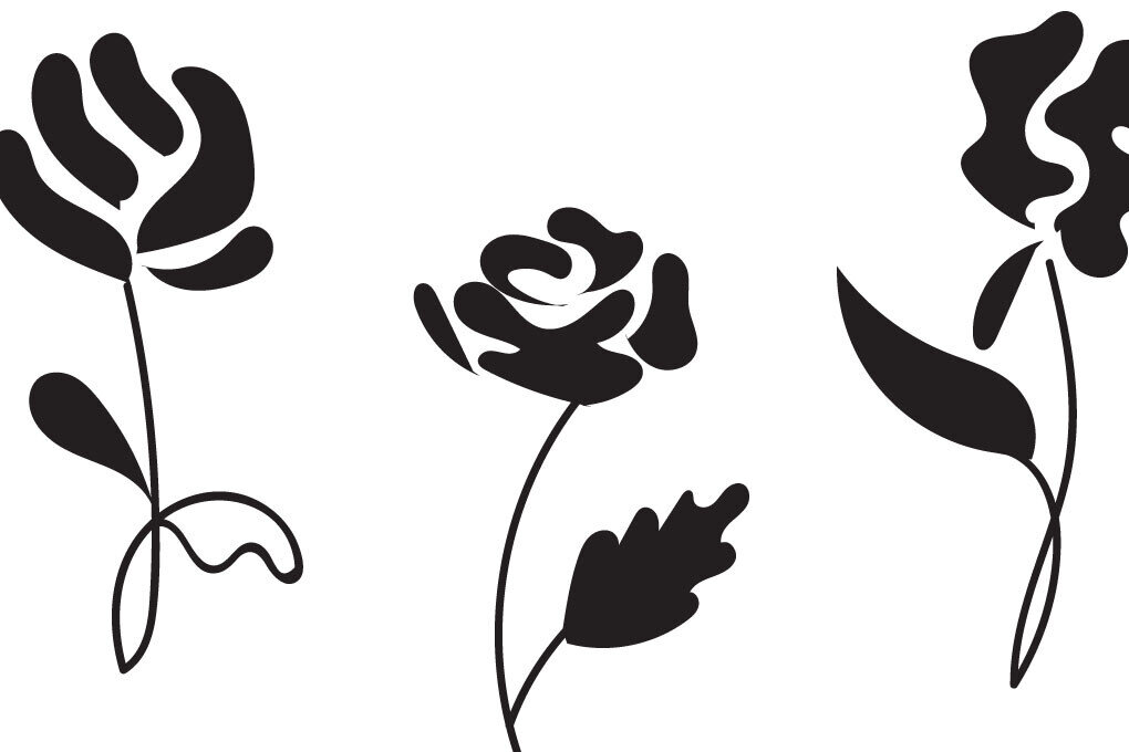 Σετ των 2 Intra απο ξύλο plywood 3mm-4mm πάχος – Απλό  λουλουδιών Δίασταση  20x20 cm INTRAFABR-90927839