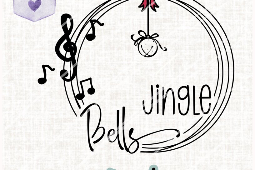 Σετ των 2 Intra απο ξύλο plywood 3mm-4mm πάχος – Single Bells Δίασταση  20x20 cm INTRAFABR-107595820