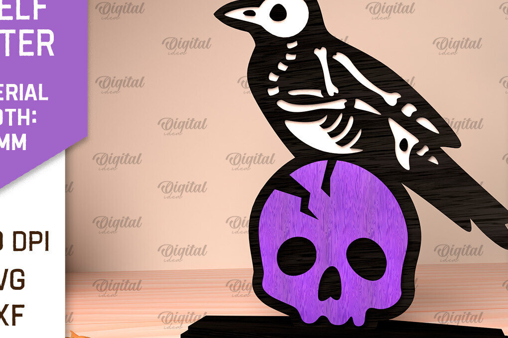 Intra απο ξύλο plywood 3mm-4mm πάχος – Skeleton Shelf Sitters Design Δίασταση  40x30 cm INTRAFABR-105218678