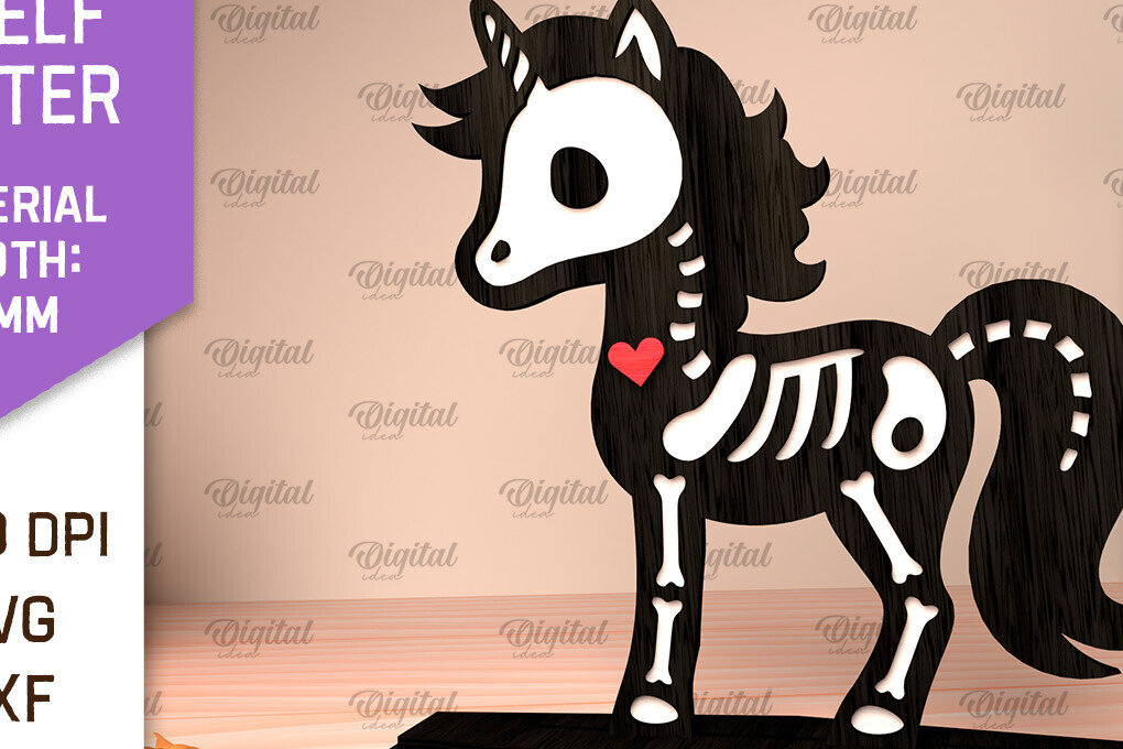 Σετ των 2 Intra απο ξύλο plywood 3mm-4mm πάχος – Skeleton Shelf Sitters Design Δίασταση  40x30 cm INTRAFABR-105218227