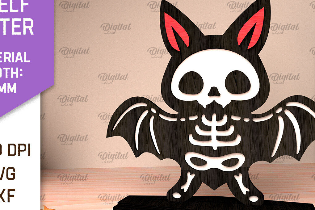 Intra απο ξύλο plywood 3mm-4mm πάχος – Skeleton Shelf Sitters Design Δίασταση  40x30 cm INTRAFABR-105218577