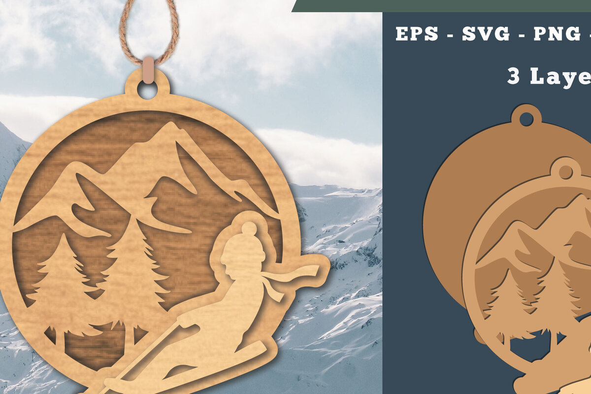 Σετ των 2 Intra απο ξύλο plywood 3mm-4mm πάχος – Στολίδι με λέιζερ για πατινάζ στον πάγο 1 Δίασταση  20x20 cm INTRAFABR-112013467