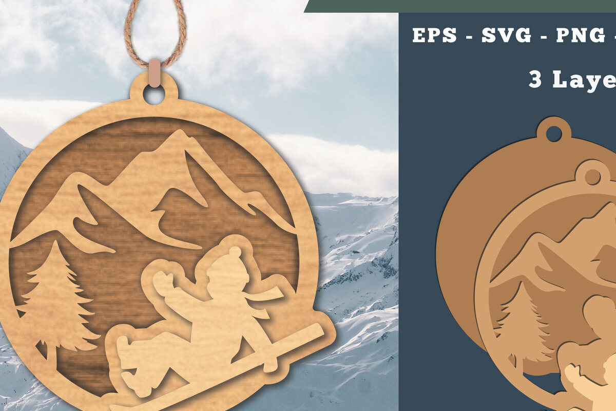 Σετ των 2 Intra απο ξύλο plywood 3mm-4mm πάχος – Στολίδι με λέιζερ για πατινάζ στον πάγο 3 Δίασταση  20x20 cm INTRAFABR-112013530