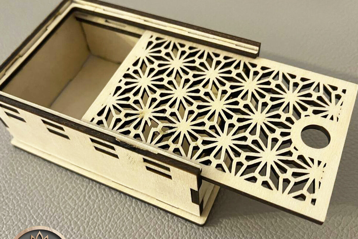 Σετ των 2 Intra απο ξύλο plywood 3mm-4mm πάχος – Συρόμενο Καπάκι Δίασταση  20x20 cm INTRAFABR-114609666