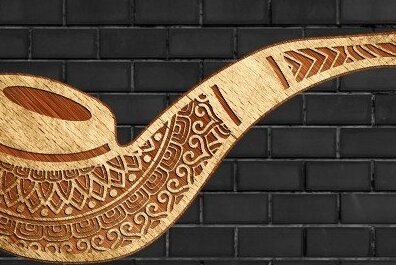 Σετ των 2 Intra απο ξύλο plywood 3mm-4mm πάχος – Smoking Pipe Laser Craft Δίασταση  20x20 cm INTRAFABR-32870310