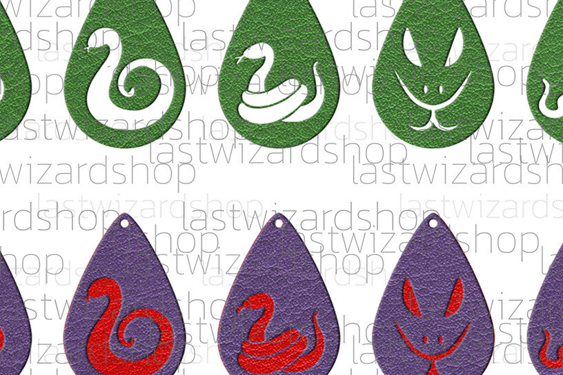 Σετ των 3 Intra απο ξύλο plywood 3mm-4mm πάχος – Snake Earrings, Boho Earring Δίασταση  5x5 cm INTRAFABR-25328050