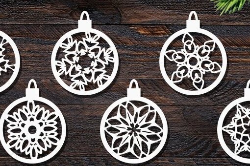 Intra απο ξύλο plywood 3mm-4mm πάχος – Snow Balls Design Bundle Δίασταση  40x30 cm INTRAFABR-77141615