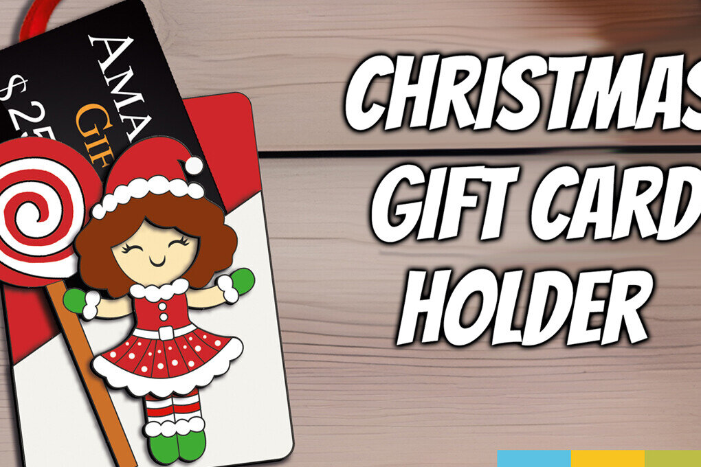 Σετ των 2 Intra απο ξύλο plywood 3mm-4mm πάχος – Χιονάτη Χριστουγεννιάτικη Δωροθήκη SV Δίασταση  20x20 cm INTRAFABR-111602250