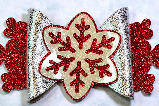 Σετ των 2 Intra απο ξύλο plywood 3mm-4mm πάχος – Πρότυπο τόξου νιφάδα χιονιού Δίασταση  20x20 cm INTRAFABR-16276540