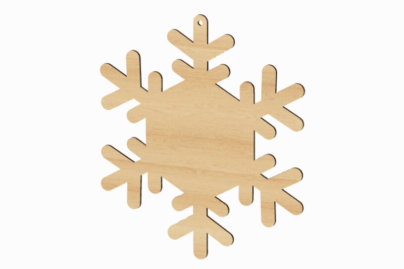 Intra απο ξύλο plywood 3mm-4mm πάχος – Αρχεία Snowflake Sign Cut Laser Δίασταση  40x30 cm INTRAFABR-117680174