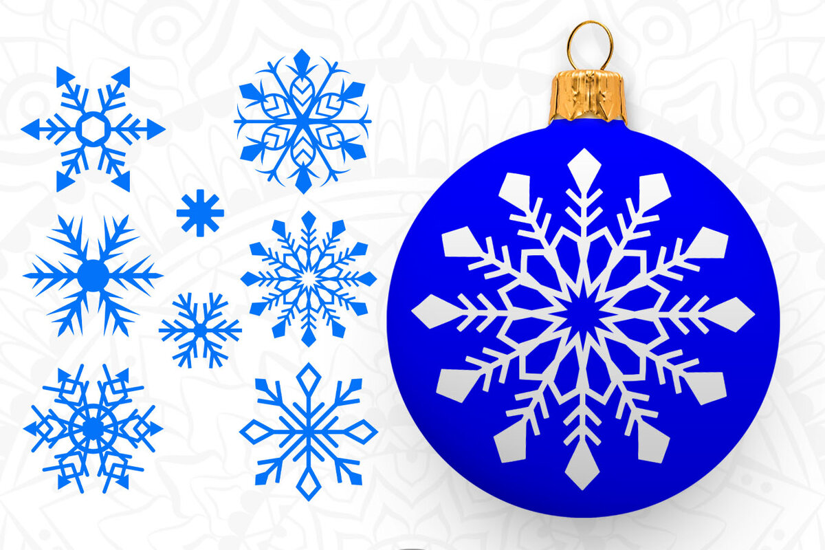 Σετ των 2 Intra απο ξύλο plywood 3mm-4mm πάχος – Νιφάδες χιονιού Δίασταση  20x20 cm INTRAFABR-9170189