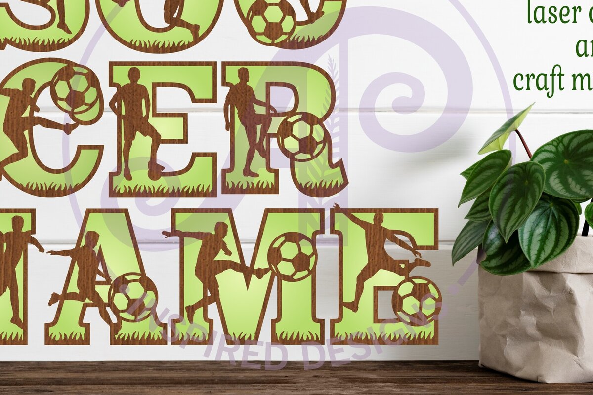 Σετ των 2 Intra απο ξύλο plywood 3mm-4mm πάχος – Γράμματα αλφαβήτου ποδοσφαίρου/ποδοσφαίρου Αρσενικό Π Δίασταση  20x20 cm INTRAFABR-92183369