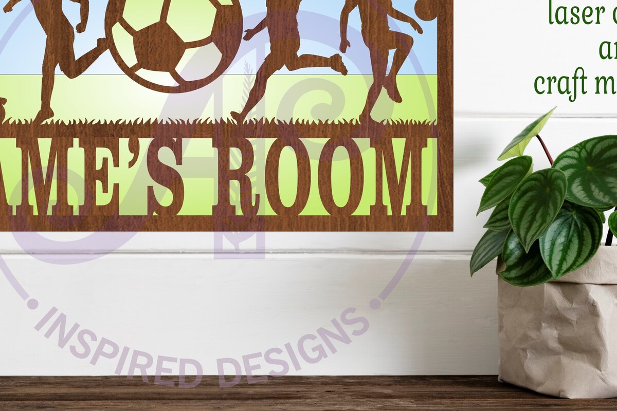 Σετ των 2 Intra απο ξύλο plywood 3mm-4mm πάχος – Ποδόσφαιρο Άνδρας παίκτης Όνομα σκηνής Σήμα Δίασταση  20x20 cm INTRAFABR-92294519