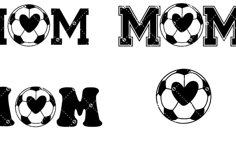 Σετ των 2 Intra απο ξύλο plywood 3mm-4mm πάχος – Ποδόσφαιρο Mom Heart, Game Day Δίασταση  20x20 cm INTRAFABR-121546169