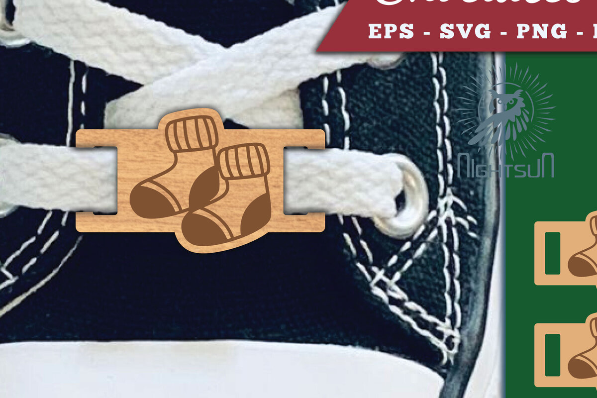 Σετ των 2 Intra απο ξύλο plywood 3mm-4mm πάχος – Κορδόνια κάλτσας Ετικέτες Δίασταση  20x20 cm INTRAFABR-112295645