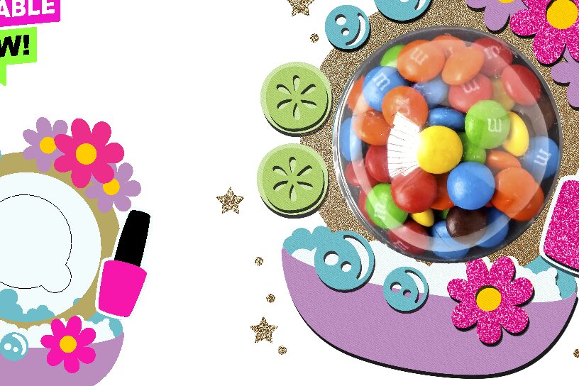 Σετ των 2 Intra απο ξύλο plywood 3mm-4mm πάχος – Θήκη για καραμέλα ημέρας Spa Δίασταση  20x20 cm INTRAFABR-90834511