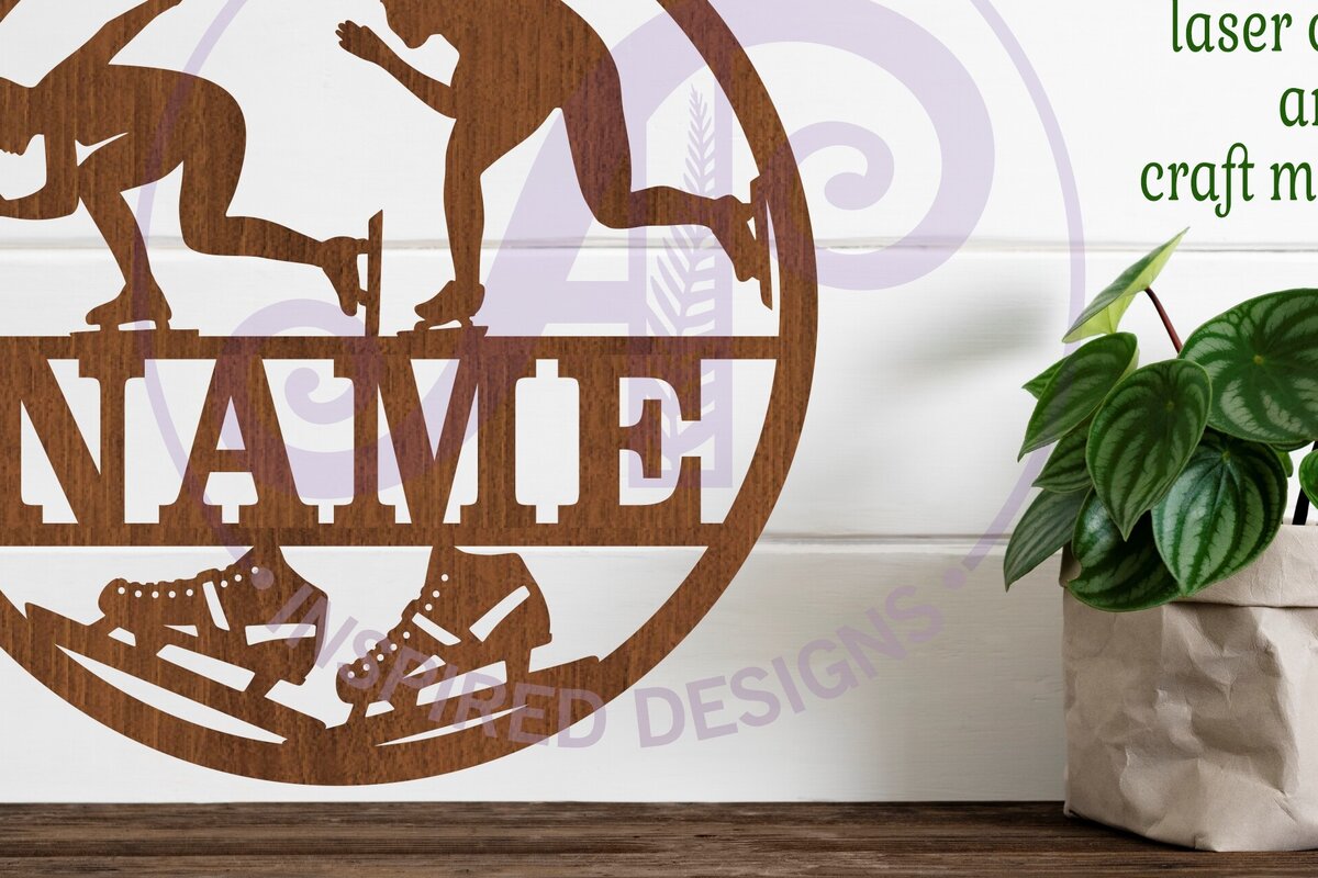 Σετ των 2 Intra απο ξύλο plywood 3mm-4mm πάχος – Πινακίδα θηλυκού πατινάζ ταχύτητας, Δίασταση  20x20 cm INTRAFABR-85661769