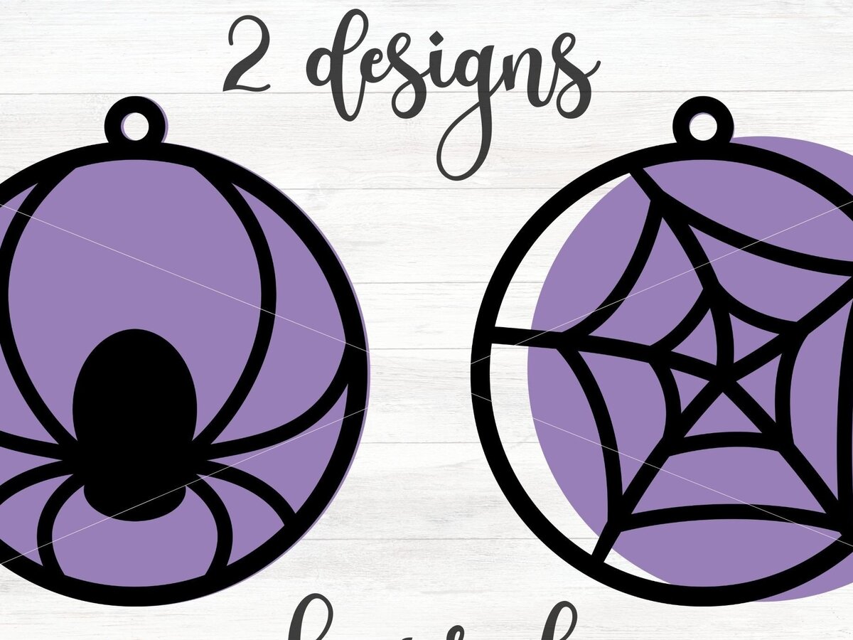 Σετ των 3 Intra απο ξύλο plywood 3mm-4mm πάχος – Πρότυπο σκουλαρίκια αράχνη και αράχνη Δίασταση  5x5 cm INTRAFABR-34734143