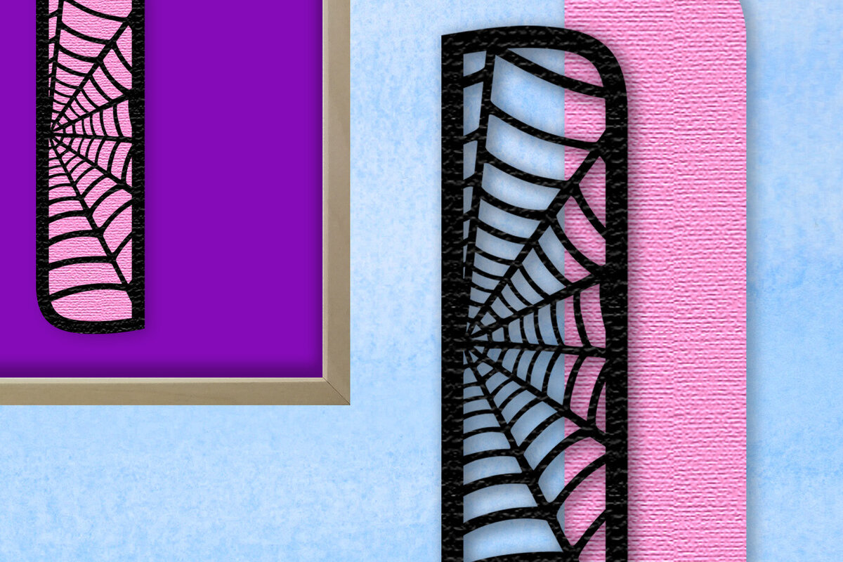 Σετ των 2 Intra απο ξύλο plywood 3mm-4mm πάχος – Μονόγραμμα Spiderweb - Γράμμα Ι Δίασταση  20x20 cm INTRAFABR-91980309