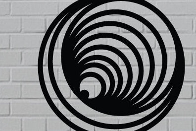 Σετ των 2 Intra απο ξύλο plywood 3mm-4mm πάχος – Αρχεία κοπής με λέιζερ μεταλλικού τοίχου Spiralart Δίασταση  40x30 cm INTRAFABR-120591259