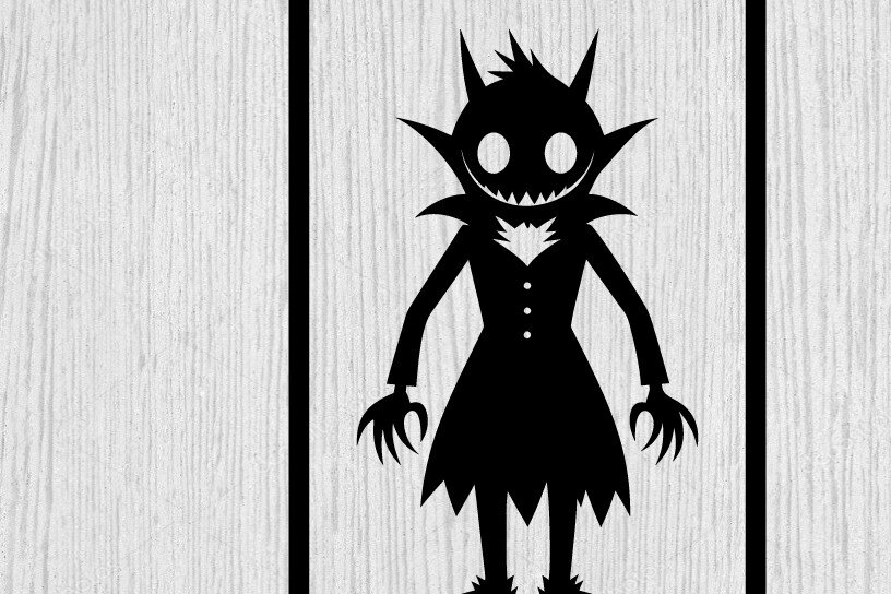 Intra απο ξύλο plywood 3mm-4mm πάχος – Spoker Halloween Metal Sign Σημάδι λέιζερ Δίασταση  40x30 cm INTRAFABR-102548385