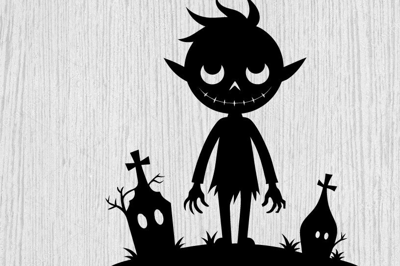 Intra απο ξύλο plywood 3mm-4mm πάχος – Spoker Halloween Metal Wall Art Laser, 3D Δίασταση  40x30 cm INTRAFABR-101635621