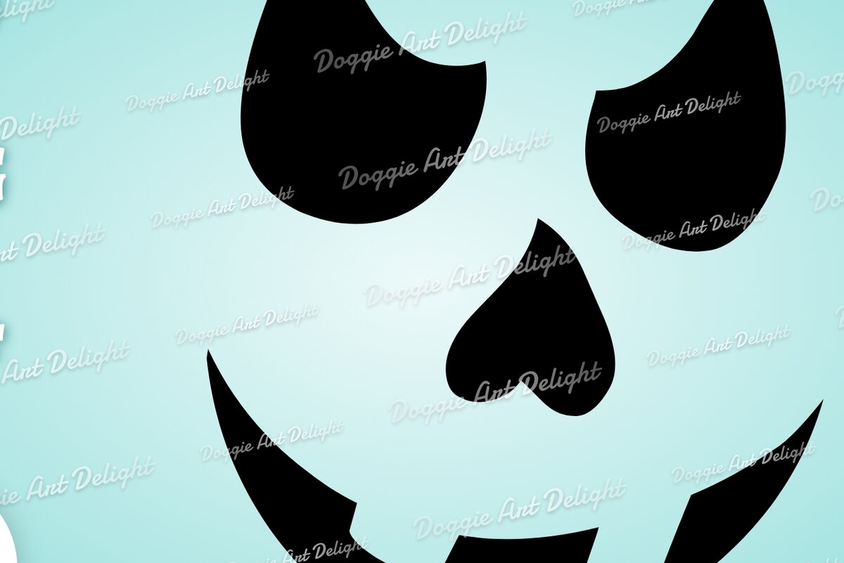 Σετ των 2 Intra απο ξύλο plywood 3mm-4mm πάχος – Τρομακτικό Halloween Pumpkin Face Cricut Δίασταση  20x20 cm INTRAFABR-78516474