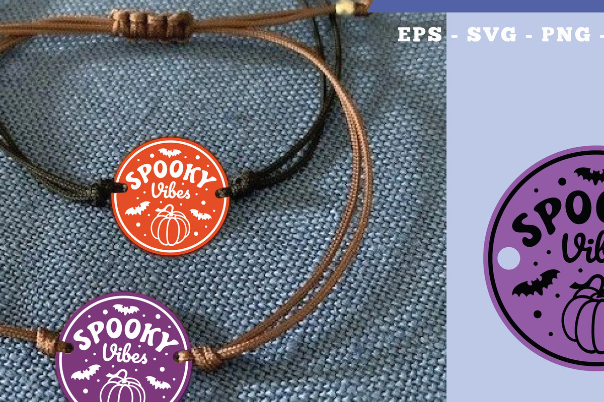 Σετ των 3 Intra απο ξύλο plywood 3mm-4mm πάχος – Βραχιόλι Spooky Vibes 1 Δίασταση  20x20 cm INTRAFABR-111697286