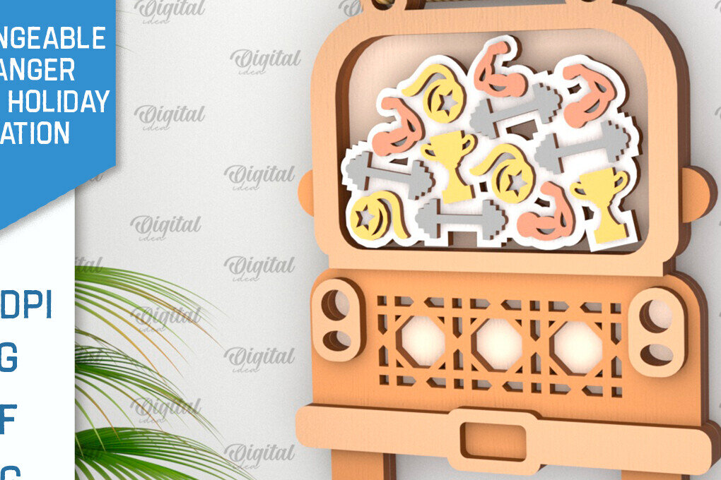 Σετ των 2 Intra απο ξύλο plywood 3mm-4mm πάχος – Sport Εναλλάξιμα ντεκόρ Δίασταση  20x20 cm INTRAFABR-100046851