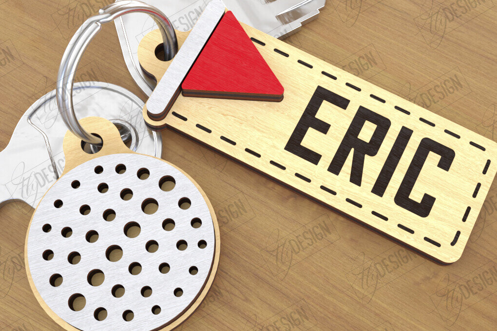 Σετ των 3 Intra απο ξύλο plywood 3mm-4mm πάχος – Αθλητικά μπρελόκ Bundle |Μπρελόκ Δίασταση  5x5 cm INTRAFABR-122065833