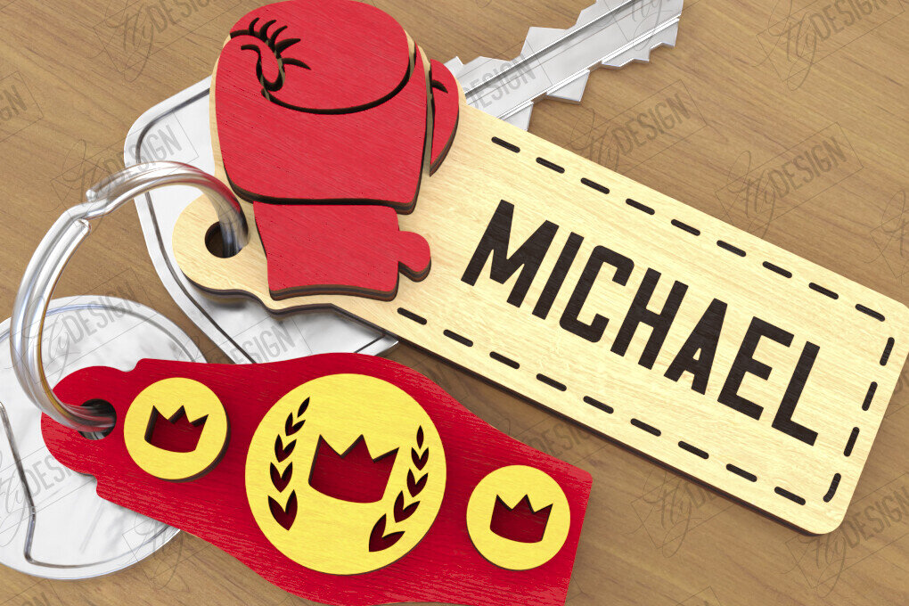 Σετ των 3 Intra απο ξύλο plywood 3mm-4mm πάχος – Αθλητικά μπρελόκ με λέιζερ | Αθλητικό μπρελόκ Δίασταση  5x5 cm INTRAFABR-122387662